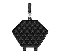 Fdit Teglia per Waffle a, Piastra per Piano Cottura Antiaderente in Alluminio Pressofuso con Maniglie Cool Touch per Uso Domestico, Piastra per Waffle Compatibile con Fornelli a Gas