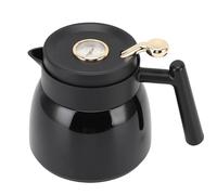 Fdit Teiera Termica con Display Meccanico della Temperatura, Coperchio a Tenuta Stagna, Caffettiera Isolata in Acciaio Inossidabile da 880 Ml per Preparare il Tè Acqua Calda, Mantieni Caldo per 6-12