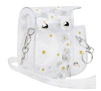Fdit Telecamera di Moda Trasparente per Mini 11/9/8, Elegante Copertura in PVC con Spallatta