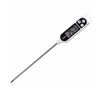 Fdit Termometro Digitale per Alimenti Termometro per Carne per Griglia con Sonda Lunga in Acciaio Inossidabile per Cucinare BBQ Temperatura Dell'acqua Dell'olio da da -50