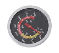 Fdit Termometro per Griglia in Acciaio Inossidabile di Alta qualità con Facile Installazione, Ideale per Cuocere Al Forno e Grigliare