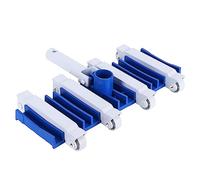 Fdit Testa di Aspirazione per Piscina, Aspiratore per Nuoto Macchina per la Pulizia Efficiente con Ruote e Maniglia Rimovibile per Laghetto