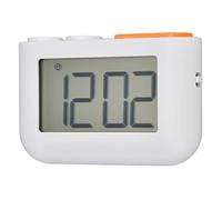 Fdit Timer da Digitale 2-in-1 con Orologio Display LCD Grande, Magnetica Conto Alla Rovescia Conto Alla Rovescia Allarme Buzzer per Aula Palestra
