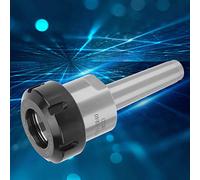 Fdit Titolo del Gambo di Chuck Ad Alta Durezza per Torni CNC ER40 Chuck -ER40 -M12, Supporto per Gambo Morse Durevole Argento +