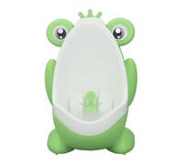 Fdit Toilette da parete per bambini con bersaglio per imparare a fare pipì per bambini, divertente vasino da parete, in materiale plastico (verde)