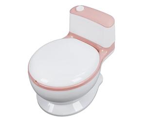 Fdit Toilette Ergonomicamente in Modo Sicuro per L'allenamento per Bambini Portatili per Bambini per la Plastica a Luce Domestica (PINK)