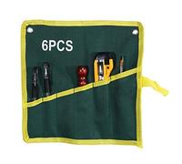 Fdit Roll Up Tools - Set di 6 tasche per chiavi e chiavi, organizer