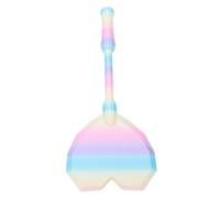 Fdit Topper a Forma di Cuore Stampato in 3D con Bacchetta Tocca per Pagare con Custodia per Carte per Transazioni Facili 14,17x5,71 Pollici (Colore caramella)