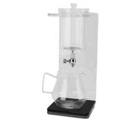 Fdit Torre di Gocciolamento per Birra Fredda in Vetro Multifunzionale con Gocciolatore per tè Freddo per Bevande Estive Rinfrescanti, Realizzata in Acciaio Acrilico Borosilicato