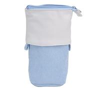 Fdit Transformer Bag, portapenne regolabile, organizer per cancelleria telescopico, borsa da trucco con tasca per donne e ragazzi, Blu chiaro, Adattatori da viaggio