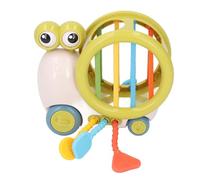 Fdit Treno Sensoriale in Silicone, Migliora lo Sviluppo Intellettuale Iniziale Attraverso L'allenamento della motricità Fine delle, Forme Geometriche Colorate, Plastica, Adatto Ai Bambini (#11)