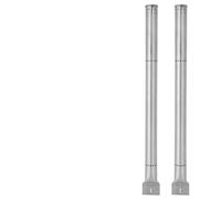 Fdit Tubi Bruciatori per Griglia in Acciaio Inossidabile 2 Pezzi, Ricambio per Charbroil Brinkman Master Forge