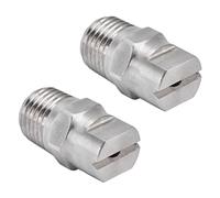 Fdit Ugello Atomizzante Ad Angolo Largo in Acciaio Inossidabile Robusto, Spray Uniforme e Spray Fine, 2 Pc a Spruzzo a Ventola Piatta (95°)