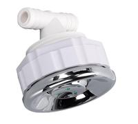 Fdit Ugello per Vasca da Bagno, Ugello per Massaggio per Vasca in Acciaio Inossidabile Accessori per Doccia a Getto di Bolle in PVC a 5 Fori per Idromassaggio