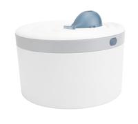 Fdit Umidificatore a Nebbia Fredda per Camera da Letto 1.5L USB Spegnimento Automatico Silenzioso con Luce Notturna Umidificatore da Scrivania a Nebbia Fine