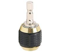 Fdit Universal 1/4in -Ex Drill Chuck Durevole e Convenientemente Dotato di Blocco di stabilità per Esercizi di Mano Elettrica Ideale per Miglioramenti a Casa e Progetti di Costruzione