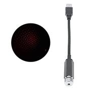 Fdit Usb Car Starry Sky Light Cielo Stellato Portatile Romantico Led Proiezione Luce Dell'atmosfera Indoor Outdoor Luce Dell'atmosfera per Interni Esterni(1#)