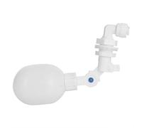 Fdit Valvola a Galleggiante DI Plastica da 1/4 Pollici, Mini Valvola a Sfera Galleggiante Regolabile per il Serbatoio Dell'acqua per Acquario Ro DI Osmosi Inversa