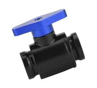 Fdit Valvola a Sfera per Acqua in Ottone Massiccio con Filettatura Femmina G1/4, Valvola a Sfera Affidabile Ad Alto Flusso per Sistemi di Raffreddamento Ad Acqua per Computer (#3)