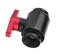 Fdit Valvola a Sfera per Acqua in Ottone Massiccio con Filettatura Femmina G1/4, Valvola a Sfera Affidabile Ad Alto Flusso per Sistemi di Raffreddamento Ad Acqua per Computer (#2)