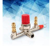 Fdit Valvola del Regolatore del Compressore Dell'aria a Pistone Valvola di Pressione Efficiente con Tenuta a V per gli Appassionati di Fai-te