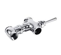 Fdit Valvola di Scarico per Orinatoio Retrattile in Ottone Tipo a Pressione Manuale Valvola di Scarico con Distanza dei Fori Regolabile 105-115 Mm per WC Bagno Home Office Hotel