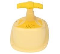 Fdit Vaschetta per il Bagnetto con Schienale, Forte Ventosa, Antiscivolo, Sedia per Doccia per Bambini, Dal Design Stabile e Dall'uso Versatile (YELLOW)