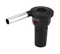 Fdit Ventilatore per griglia, ventilatore portatile per barbecue, accensione più rapida del fuoco a carbone per campeggio all'aperto e barbecue da picnic