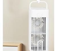 Fdit Ventilatore Portatile Condizionatore con LED e Nebulizzatore, 36dB Silenzioso per Ufficio Domestico