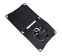 Fdit Ventilatore Portatile per Serra con Pannello Solare Monocristallino da 10 W, Ventilatore Ad Energia Solare a Risparmio Energetico per Serre, Eccellente Materiale ABS