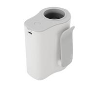 Fdit Ventilatore Portatile Regolabile e Silenzioso, Ricaricabile Tramite USB, Ventola di Raffreddamento Indossabile per Viaggi in Campeggio All'aperto, Materiale ABS (WHITE)