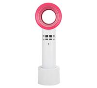 Fdit Ventilatore Portatile Senza Lama Ricaricabile Tramite USB per Esterni Domestici, velocità Regolabile, Pratico Dispositivo di Raffreddamento, Ventilatore Leggero Senza Lama con Brezza Potente,