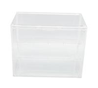 Fdit Vetrina per Figure, Robusta Porta Magnetica in PET, Vetrina Impilabile per Bambole, Ideale per Superfici di Lavoro, Stand Espositivi, Trasparente, 8 Pezzi, 31 X 17 X 25 Cm