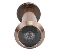 Fdit Viewer antifurto per Porte di Sicurezza con Angolo di Visione di 220 Gradi con Coperchio Posteriore per Porte con Diametro del Foro di 0,6-0,9 Pollici per l'hotel Domestico(Bronzo Rosso)