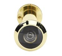 Fdit Viewer antifurto per Porte di Sicurezza con Angolo di Visione di 220 Gradi con Coperchio Posteriore per Porte con Diametro del Foro di 0,6-0,9 Pollici per l'hotel Domestico(Oro)