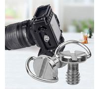 Fdit Vite per Fotocamera Piastra a Sgancio Rapido Filettatura Maschio Ad Alta Durezza da 1/4" Confezione da 5 Pezzi Borsa di Viti Leggera e di Piccole Dimensioni per gli Appassionati di Fotografia