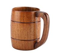 Fdit Wooden beer mug oak Grande artigianalità fatta di materiali di alta qualità Handmade- Robusto Durevole