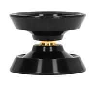 Fdit Yoyo Ball, Trucco Yoyo con Rotazione delle Dita in Lega di Alluminio Non Responsivo con Cuscinetto in Acciaio Inossidabile e Finitura Sabbiata per Giocatori Avanzati (BLACK)