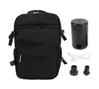 Fdit Zaino 27L a Compressione Sotto Vuoto con Pompa - Zaino da Viaggio con Cerniera a 180 ° Impermeabile, Zaino per Laptop Aziendale di Grande capacità (adatta a 15,6) e