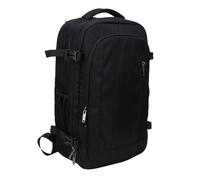 Fdit Zaino a Compressione Sottovuoto, Zaino da Viaggio da 20-35 Litri con Pompa a Vuoto Sacchetti Ermetici in Poliestere Impermeabile con Blocco Password per Uomo Donna (BLACK)