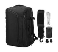 Fdit Zaino da Viaggio per Compressione Sotto Vuoto FDIT 20-35L Espandibile, Airline Approvata con una Busta Zaino con Tasca per Scarpe, Daypack per Laptop Acqua