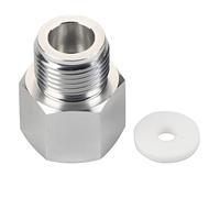 Fdit1 Adattatore per bombole di Soda per Uso Domestico Regolatore per Botte di Birra Fatto in casa da W21.8 a TR21.4 Accessori per creatore di Soda CO2