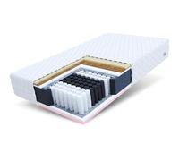 FDM ACTIVEMAX Materasso a Molle, Polyester, Bianco, 100 x 200 cm