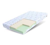 FDM BERRY-080-190-ELEP Materasso Lattice Schiuma di Poliuretano, Dumbo, 80 x 190 x 10 cm