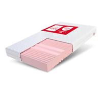 FDM COMFORT DUO MAX DOUBLE Materasso Singolo 100x200 cm Schiuma di Memoria Alto 20 cm Grado di Rigidità H3 e H4 Materasso a Due Lati 7 Zone di Comfort Rivestimento Lavabile OEKO-TEX Anallergic