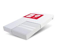 FDM COMFORT DUO MAX Materasso una Piazza e Mezza 120x200 cm Schiuma di Memoria Alto 14 cm Grado di Rigidità H3 e H4 Materasso a Due Lati 7 Zone di Comfort Rivestimento Lavabile OEKO-TEX Anallergic