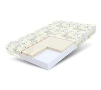 FDM Dream Materasso 90 x 180 cm, in schiuma fredda per bambini, altezza 11 cm, grado di durezza H2 H3 Öko-Tex, adatto alle persone allergiche, rivestimento lavabile in lattice, Dino
