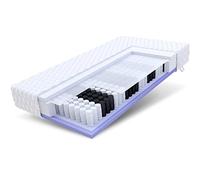 FDM KEPLERH4-120-200-JERSEY Materasso a Molle insacchettate, Foam, Bianco, 120 x 200 x 20 cm