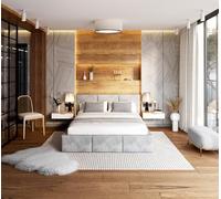 FDM Letto imbottito con cassapanca 90 x 200 cm, 120 x 200 cm, 140 x 200 cm, 160 x 200 cm, 180 x 200 cm, 180 x 200 cm, 120 x 200 cm, 140 x 200 cm