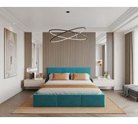 FDM Letto imbottito con cassapanca 90 x 200 cm, 120 x 200 cm, 140 x 200 cm, 160 x 200 cm, 180 x 200 cm, 180 x 200 cm, 120 x 200 cm, 140 x 200 cm